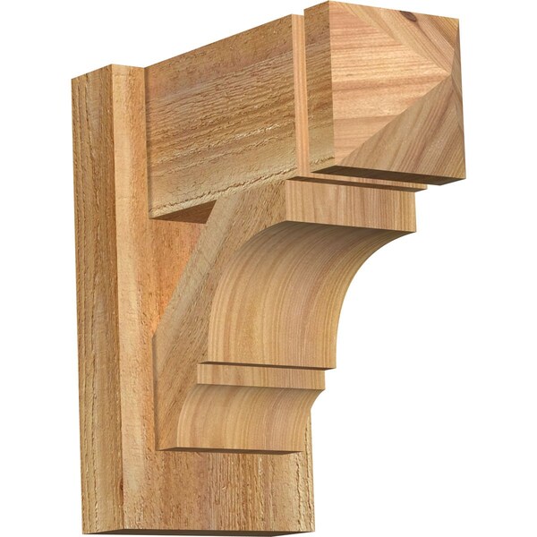 Ekena Millwork Balboa Arts & Crafts Rough Sawn Outlooker, Western Red Cedar, 6"W x 12"D x 12"H OUT06X12X12BOA03RWR - main